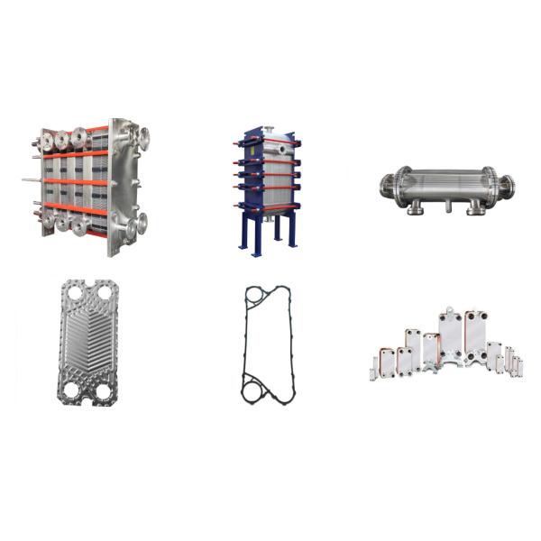 Equipo de transferencia de calor de placas de acero inoxidable de varias secciones para la industria de HAVC