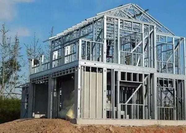 Moderna Casa Prefabricada de Estruturas de Aço ∙ Casa de Luxo de Dois Pavimentos Casa Modular