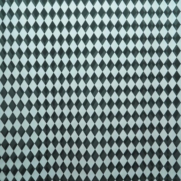 Black And White 43D Jacquard Plaid Fabric Mattress Cover Cloth Anti Static