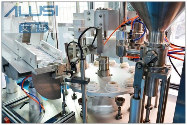 O dobro 4000PCS/H provê de bocal o tubo automático que corta a máquina de selagem