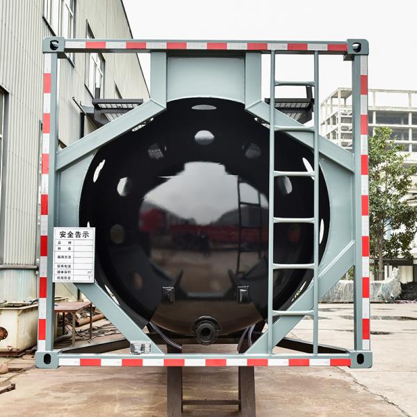 20ft 40ft ISO Tank Container High Capacity 30000L For Fuel Chemical Liquid Oil Storage