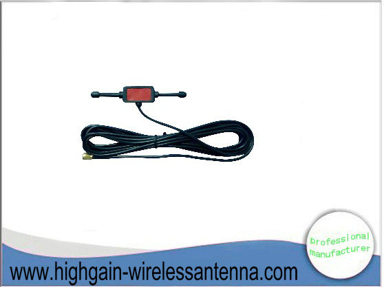 Black Glued 3 dBi GSM Patch Strip Antenna For 900MHZ Telecommunication System