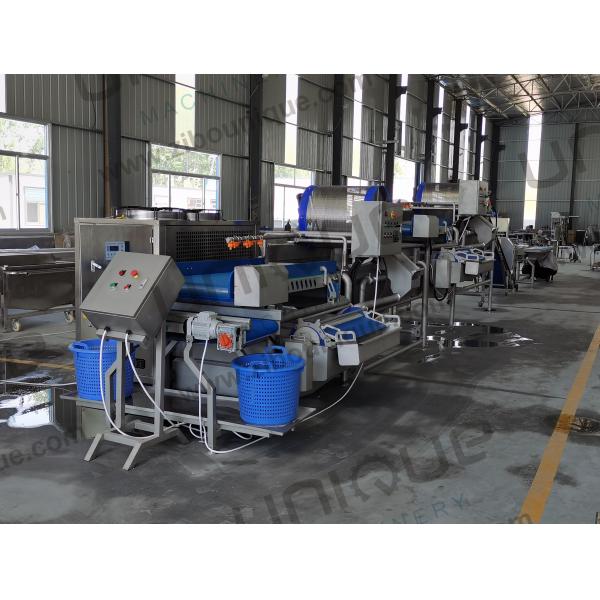 Vegetable Washing Machine 2200 KG for Leafy Greens Cutter and Commercial Fruit Salad