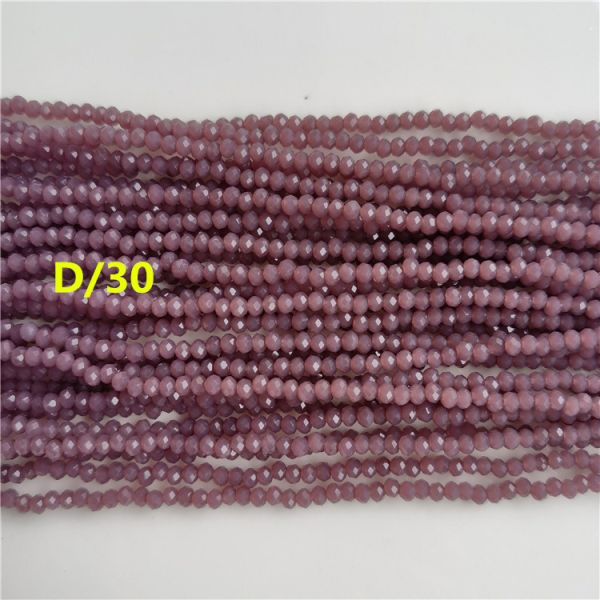 3mm Rondelle Crystal Beads Loose Glass Beads Crystal Beads for Jewelry Making