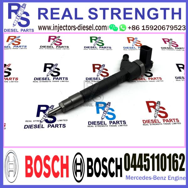 Injetor comum 0445110162 do trilho do combustível diesel 0986435109 para o motor do CDI de Mercedes-Benz