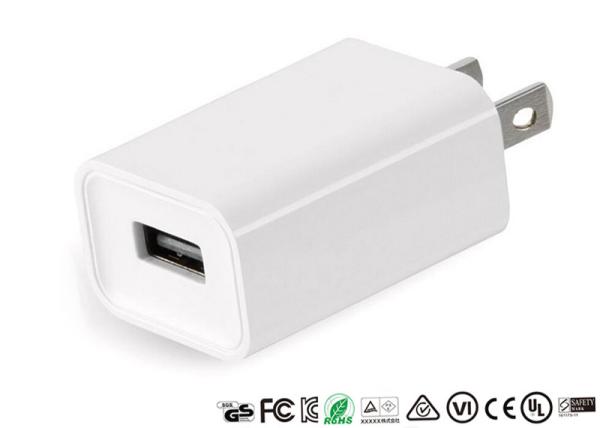 White / Black Single Usb Wall Charger 5V 1A US Travel Portable Charger