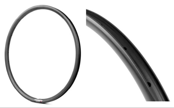 Tubuless Compatible Carbon Rim 700C 38MM 23mm Wide Road Bicycle Clincher Tubuless Rims Used for V&Disc Brake Basalt Surf