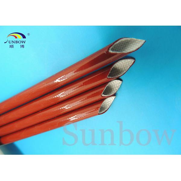 7 KV Heat Resistant Silicone Fiberglass Sleeving Electrical Eco - Friendly