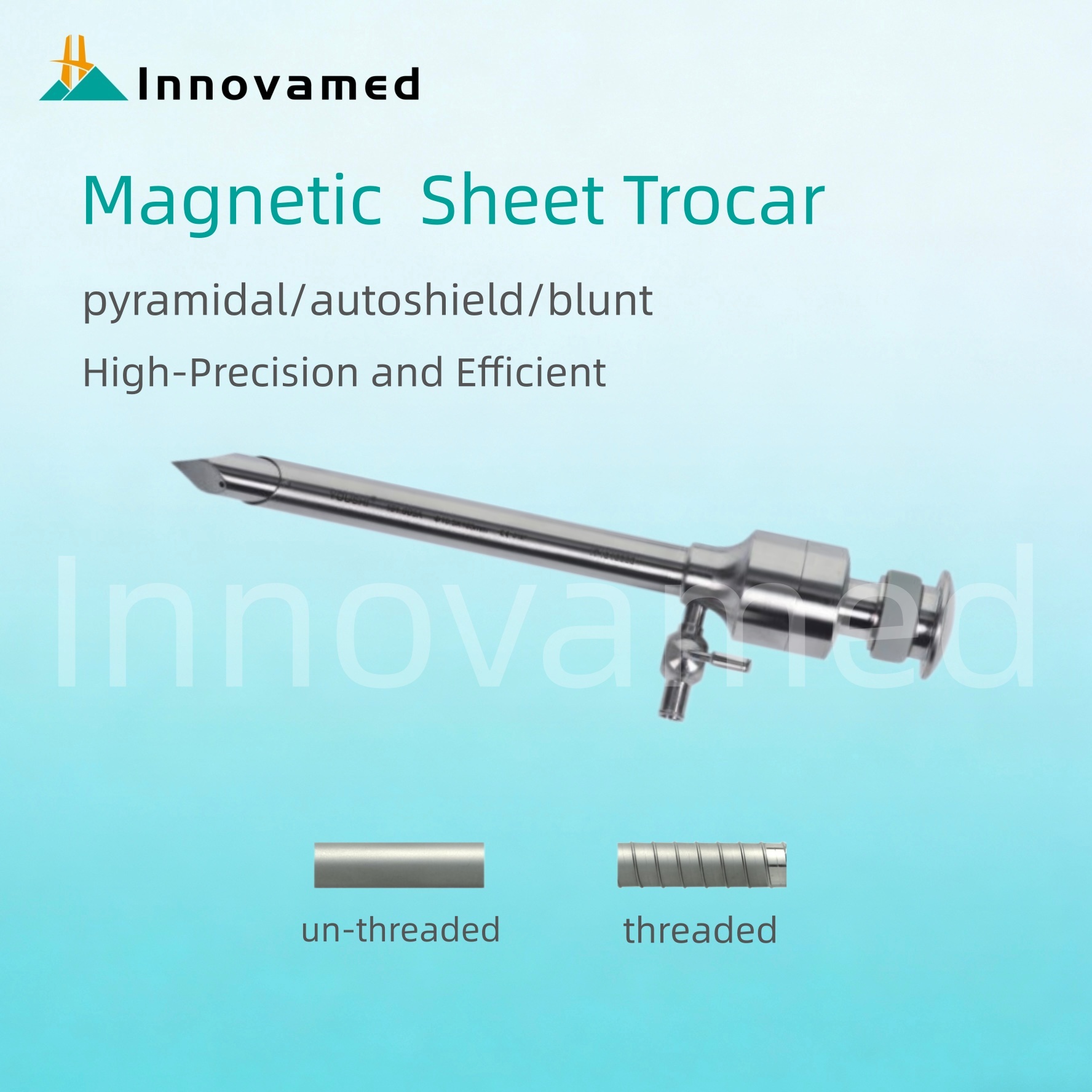 Autoclavable Laparoscopic Instruments Magnetic Sheet Trocar
