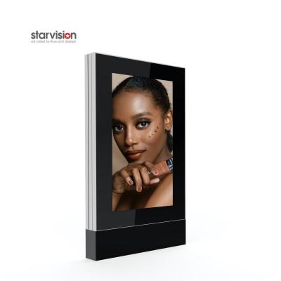 65Inch 2500cd/m2 OOH Display Floor Mount Double Sided Digital Displays