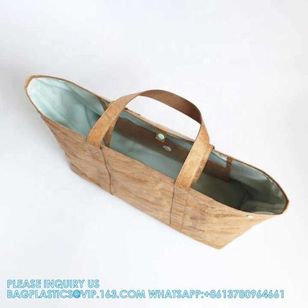 Eco-Friendly Reusable Grocery Paper handlebag Shopping Bag Tyvek Tote Bag sustainable Washable Shoulder Bag