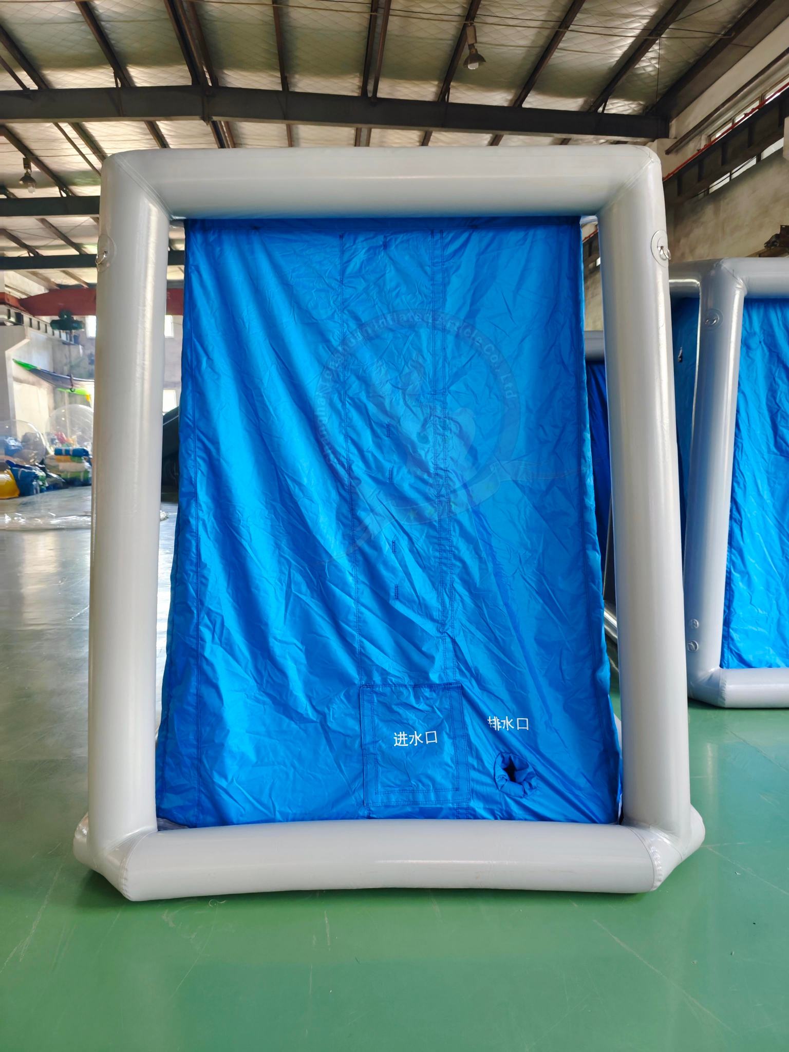 Inflatable Decontamination Tent With Dual Chamber Layout, Water Inlet and Drainage Design, Custom Shelter for Emergency Medical and Public Hygiene Deployment
