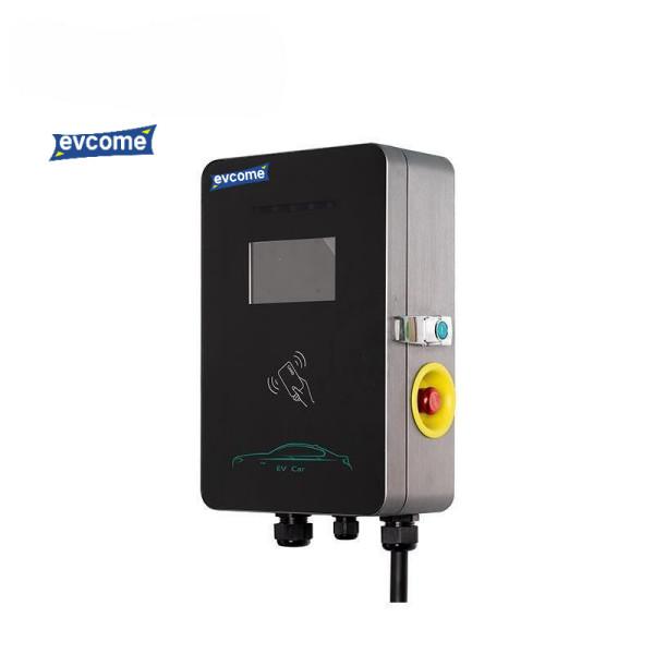 Level 2 Mode 2 Ev Charger Station 14KW 7kw Single Gun Type 2 Electric Vehicle Car
