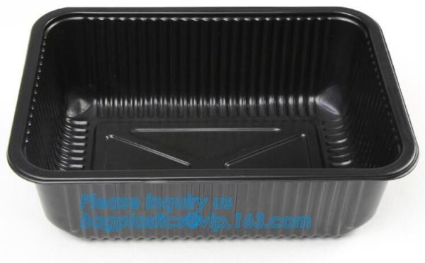 takeaway food container disposable plastic lunch bento box,square PLA plastic food container,fast food package essential