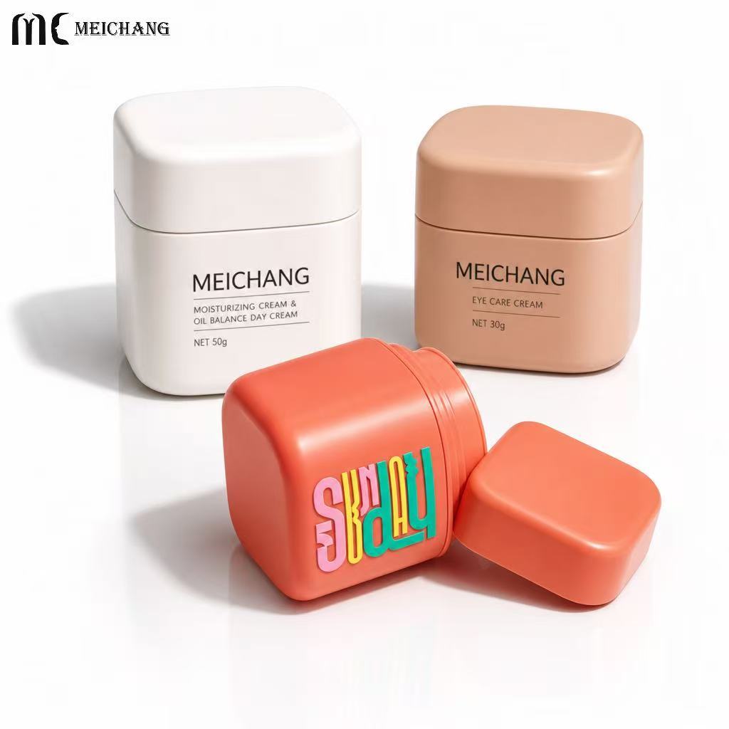 30g 50g Square PET Cream Jar with Wide Mouth(MC-P-567)