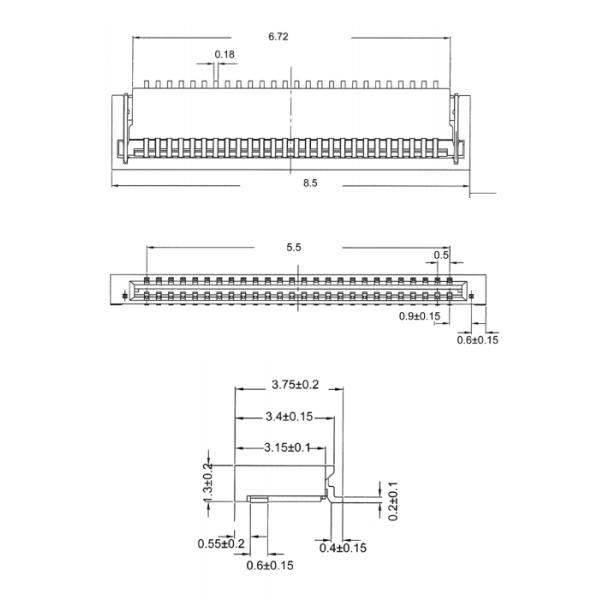 сигнал контраста печати модуля 30% ПКС блока развертки штрихкода двигателя развертки ОЭМ 0.76В 2Д
