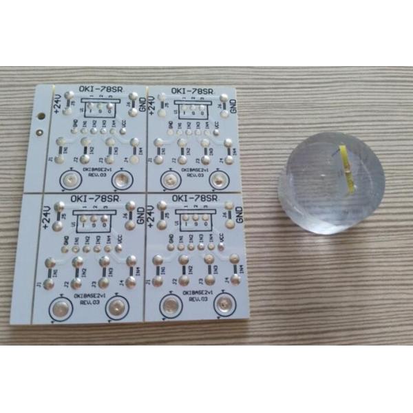 плата с печатным монтажом PCB Soldmask HASL толщины меди 1oz белая поверхностная