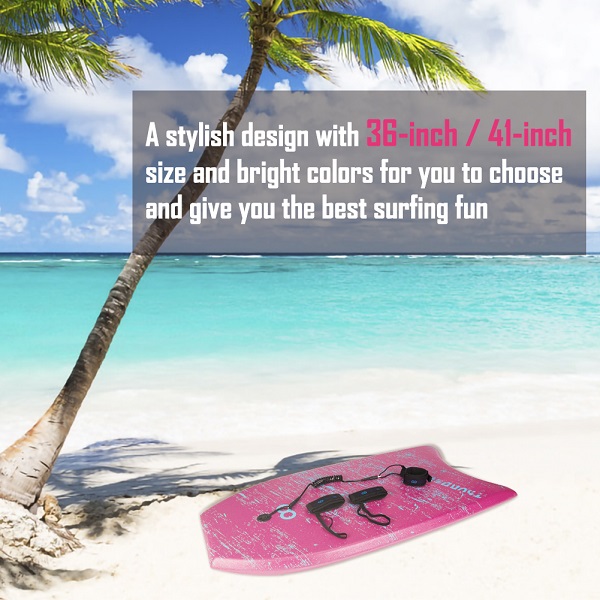 End Roller Print Bodyboard Super Light Surfboard Paddle Board with 1.96 Inch Thickness