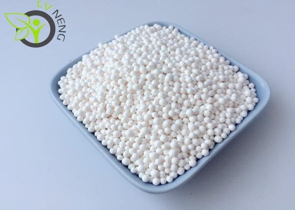 Mini White Activated Alumina Balls / Activated Alumina Beads Smooth Surface