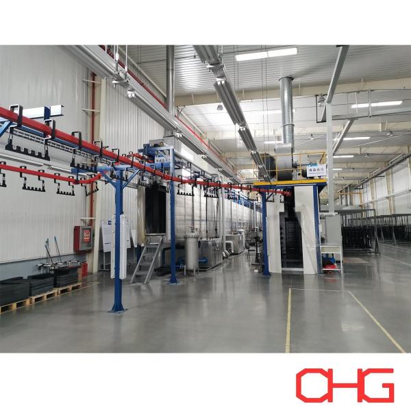 Automotive Powder Coating Line Providing Stable Performance Multi Stage Pretreatment