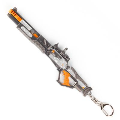 Flatline Rifle Mastiff Shotgun Gun Zinc Alloy Keychain Apex Legends VK47