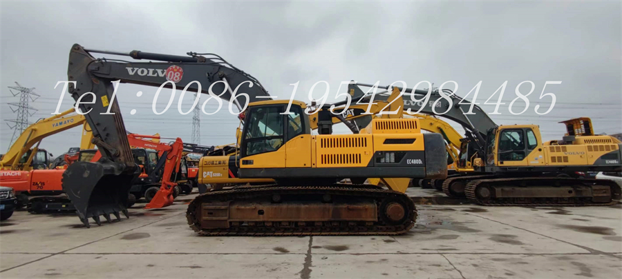 Экскаваторы EC480DL большие подержанные Volvo 48 тонн