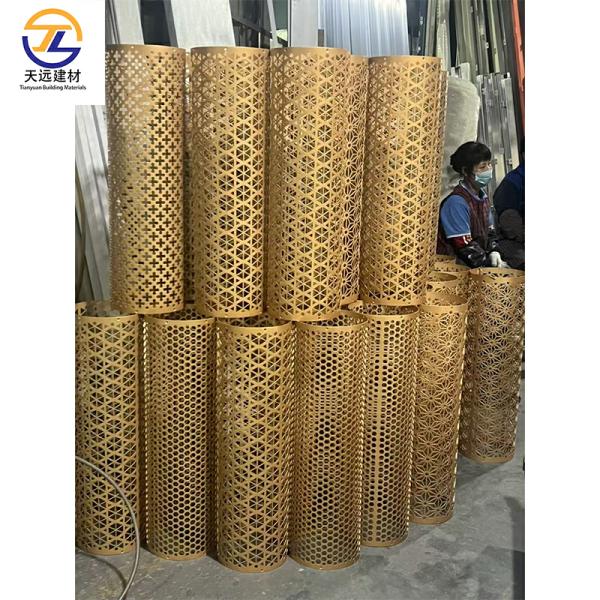 Sound Absorption Aluminium False Ceiling 0.6mm - 1.2mm Aluminum Building Panels