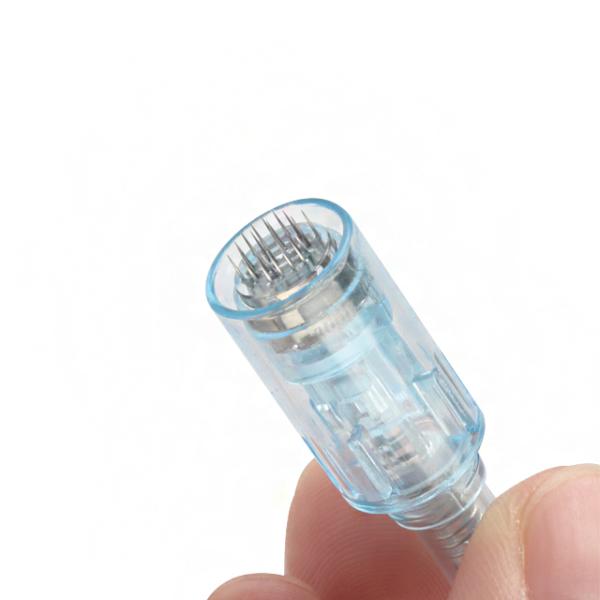 X5 Electric Derma Pen Stamp 9/12/36/42/Nano Needle Cartridges for Neck/Throat Target Area