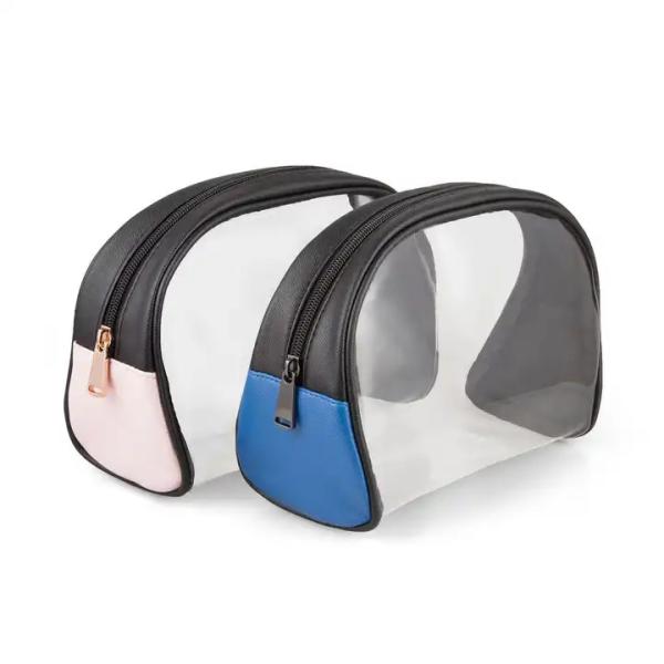 Promotional Waterproof Odm Clear Pvc Makeup Bag Transparent Cosmetic Pouch Portable
