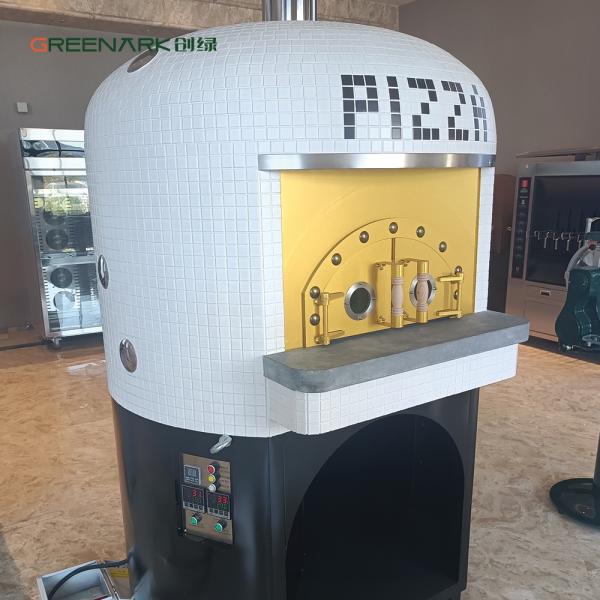 Horno de pizza personalizado de piedra volcánica 500-600℃ con 15kw de potencia