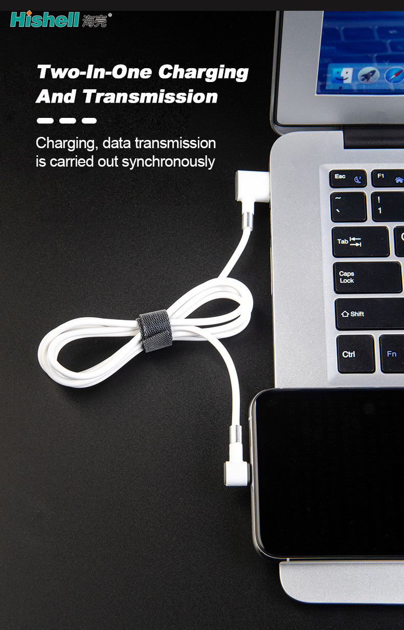Портативный кабель практически l данным по локтя USB сформировал анти- ссадину