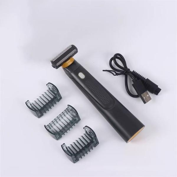Aluminum Alloy Cutter Head Hair Beard Trimmer Washable Cutter Head 60+ Minutes Runtime