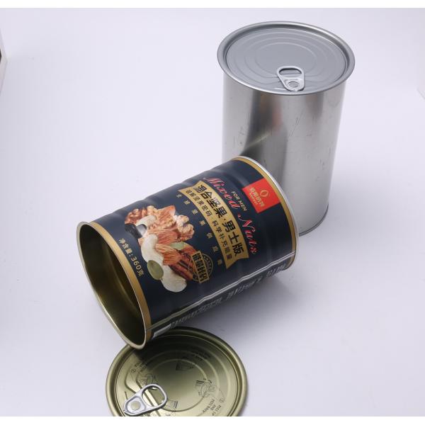 Кофейные орехи Круглые оловянные банки 400 г 500 г 800 г Круговые оловянные контейнеры