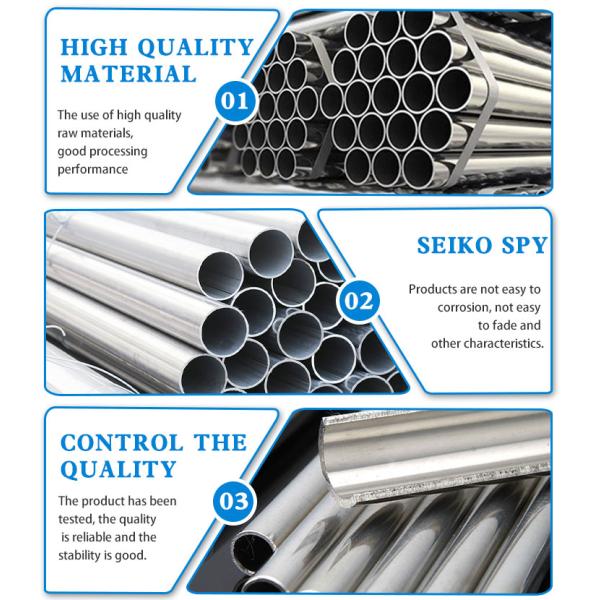 China Factory Supply Prime Quality AISI ASTM Standard Tubing 304 SS316 Stainless Steel Seamless Pipe Prices