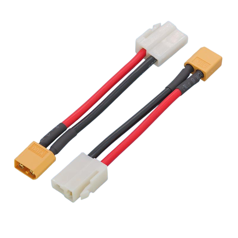 UL Certified Wire Harness | Custom XT60 Male to Large Tamiya Female Adapter Cable Assembly for FPV Racing Drones | ISO9001 China Manufacturer