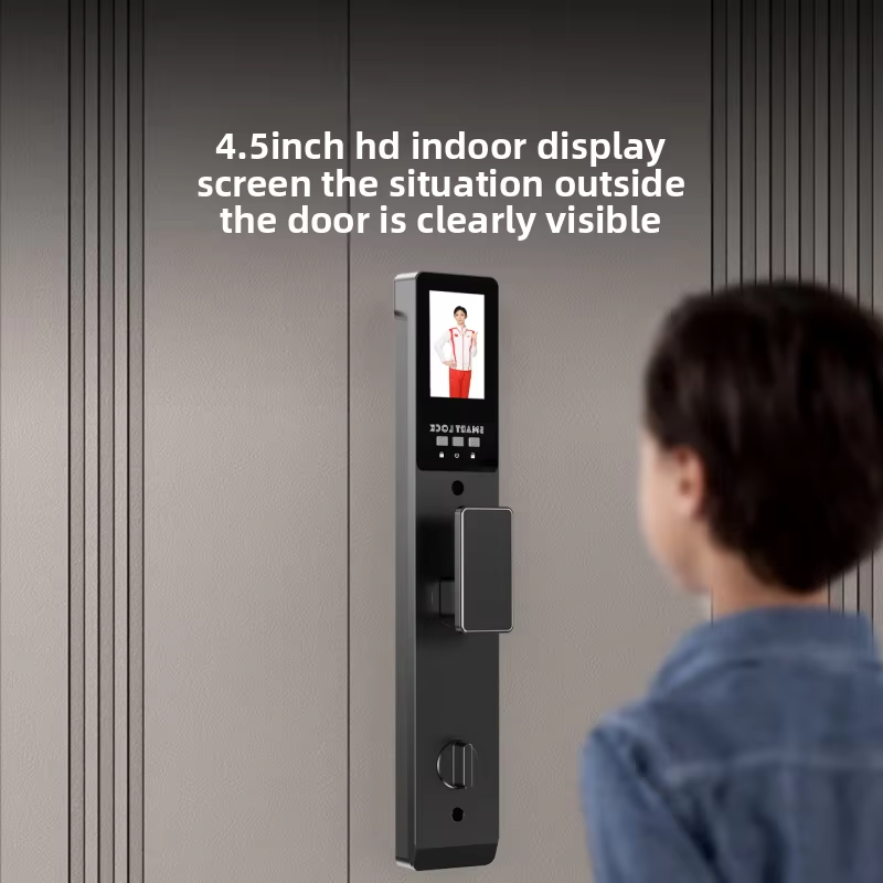 Waterproof Smart Lock Real Time Video 3d Face Recognition Smart Fingerprint Lock