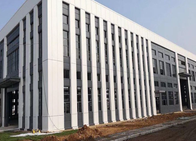 Prefab гальванизированное здание структуры железного каркаса панели Pu