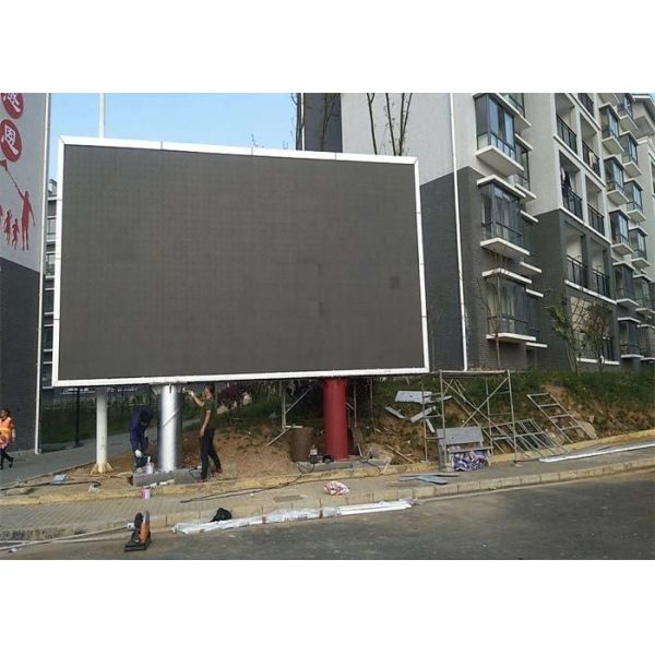 Outdoor Video Wall Advertising Full Color P6 mm Led Display Billboard Screen  with 6000 brightness