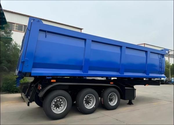 4 Axles 36-40 Cubic Meters Rear Carrying Heavy Materials Sand Rock Ore Stone Tipper Dump Truck Semi Trailers
