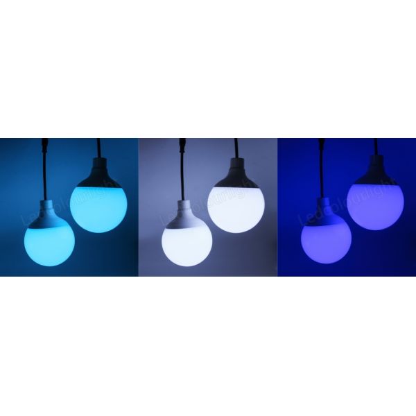 Exhibition Ceiling 120mm Hanging Pixel-controlled DMX RGB Pixel Light Bulb