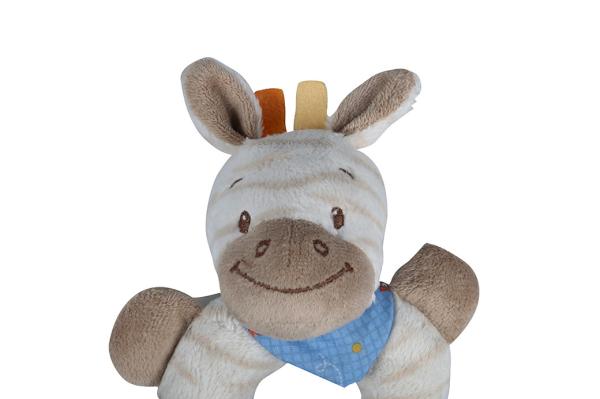 Handheld Newborn Plush Toys Delicately Stuffed Material Soft Feeling