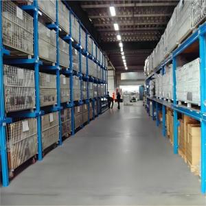 Steel Industrial Collapsible Stackable Wire Mesh Basket with Lids and Barrier