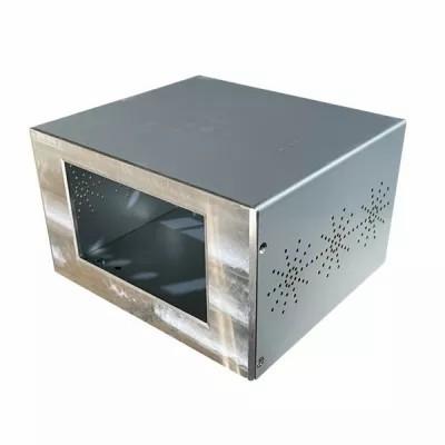 Custom 0.5mm Thickness Stainless Steel Sheet Metal Cover With White Powder Coated
