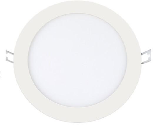 Round 0.95PF 110Lm/W Recessed Led Ceiling Panel AC265V