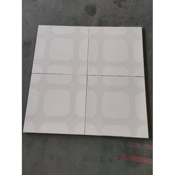 Rounded Square Grid Ceiling Perforated Aluminum Panel For Offices Retail Spaces