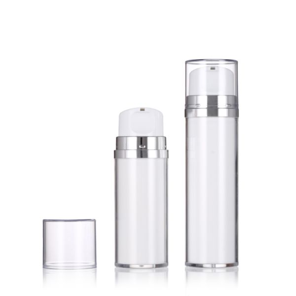 White Color Airless Lotion Bottle with Pump 80ml 120ml Luxury Lotion Bottles