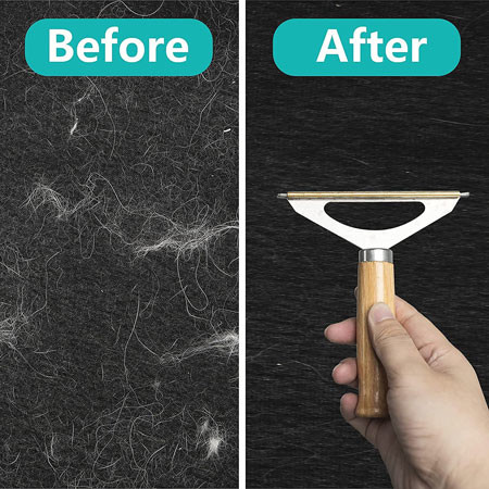 Деревянный ролик перевозчика волос одежд корпии пушка ручки для волос любимца одежд