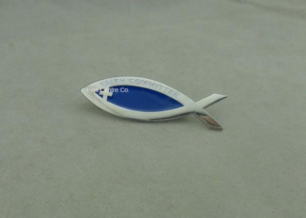 3D Brooch Soft Enamel Pin 2.0 Inch For School / Club / Organization