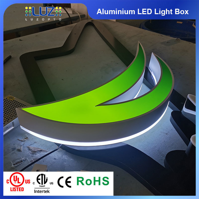 Custom 3D Profile Aluminium Sign Box – Commercial Illuminated Storefront LED Signage