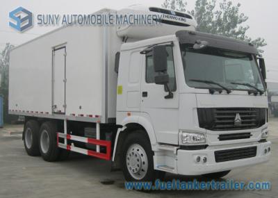 30 T Refrigerated Box Truck CNHTC Sinotruk HOWO 6x4 Heavy 336 HP